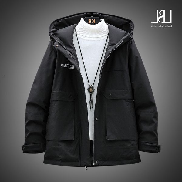 90% white duck down coat men 2021 winter thick warm jacket s hooded windproof overcoats outerwear parkas, Black
90% white duck down coat men 2021 winter thick warm jacket s hooded windproof overcoats outerwear parkas, Black