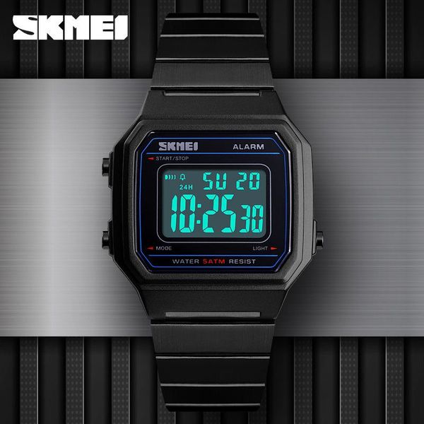 wristwatches skmei fashion mens digital watches waterproof sport watch stainless steel male wristwatch luminous week display alarm clock, Slivery;brown
wristwatches skmei fashion mens digital watches waterproof sport watch stainless steel male wristwatch luminous week display alarm clock, Slivery;brown