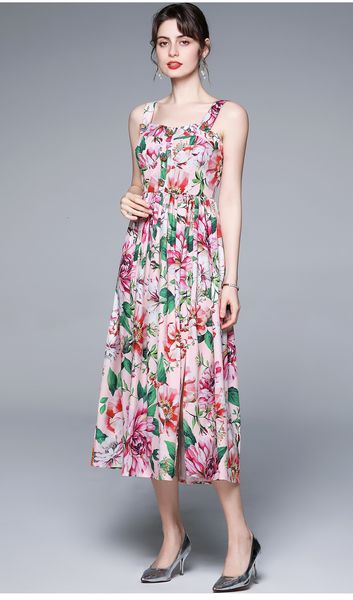 casual dresses summer holiday catwalk strapless vestidos verano elegant women floral printed beach runway 64xc, Black;gray
casual dresses summer holiday catwalk strapless vestidos verano elegant women floral printed beach runway 64xc, Black;gray
