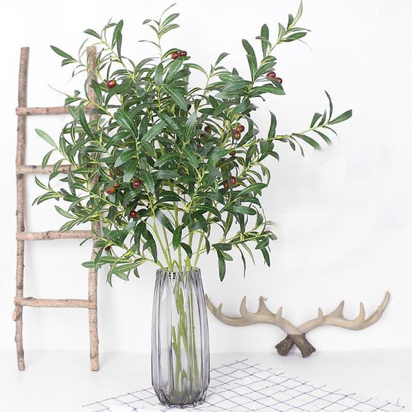 decorative flowers & wreaths 1pc artificial plants olive leaves 90cm 6 fork plastic fake plant branches garden bedroom wedding decoration gr
decorative flowers & wreaths 1pc artificial plants olive leaves 90cm 6 fork plastic fake plant branches garden bedroom wedding decoration gr