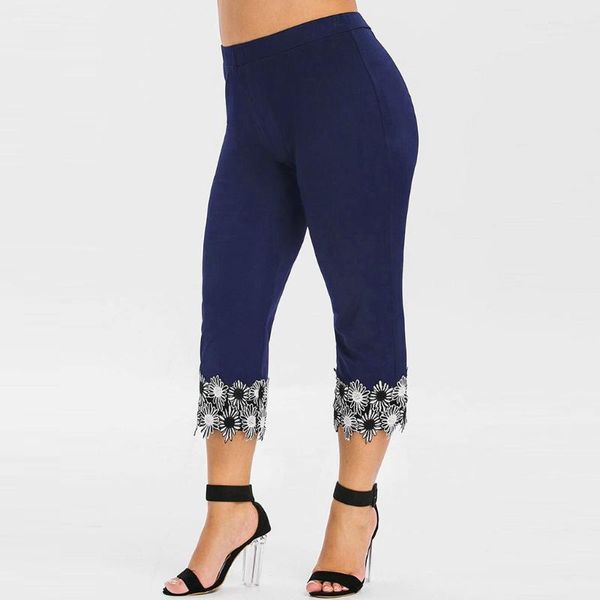 women's leggings fashion women lace skinny applique high elastic waist pants casual sport cropped plus size pant p1, Black
women's leggings fashion women lace skinny applique high elastic waist pants casual sport cropped plus size pant p1, Black