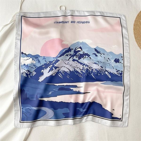 scarves 55cm silk square scarf for women neckerchief bandana small hair band bag wirst foulard female head shawl 2021 design, Blue;gray
scarves 55cm silk square scarf for women neckerchief bandana small hair band bag wirst foulard female head shawl 2021 design, Blue;gray