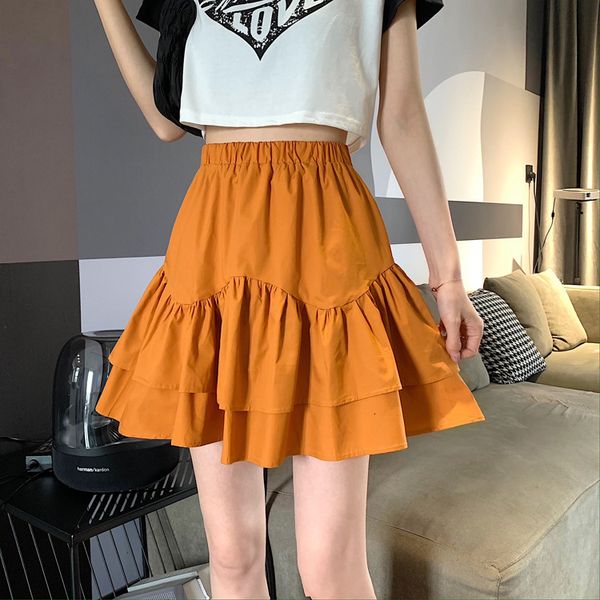 skirts ~small cake short female summer 2021 korean version high waist a-word student ffy skirt, Black
skirts ~small cake short female summer 2021 korean version high waist a-word student ffy skirt, Black