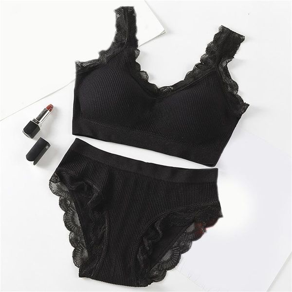 Bras Sets Women Sexy Underwear Bra Set Lace One piece Wireless Fitness Brassiere Briefs Comfortable Solid Daily female 2Pcs Bra+Briefs 0XPB, Red;black
Bras Sets Women Sexy Underwear Bra Set Lace One piece Wireless Fitness Brassiere Briefs Comfortable Solid Daily female 2Pcs Bra+Briefs 0XPB, Red;black