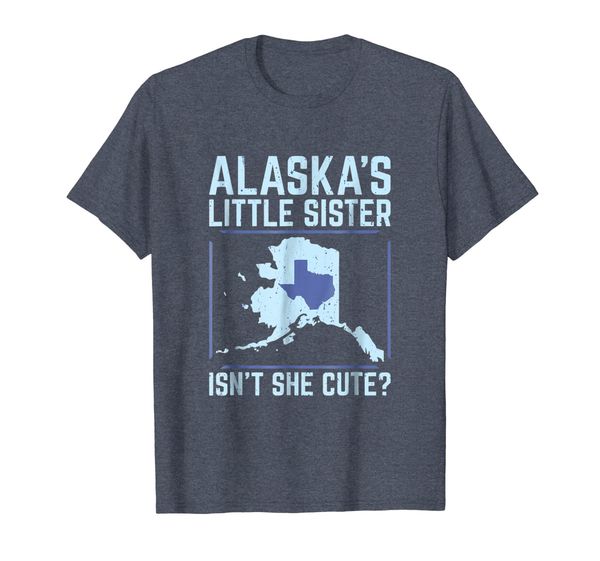 alaska's little sister isn't she cute texas t shirt, White;black
alaska's little sister isn't she cute texas t shirt, White;black