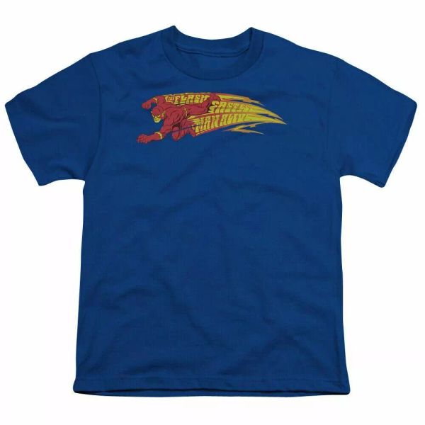 the flash fastest man alive kids youth t shirt licensed dc comics tee royal blue, White;black
the flash fastest man alive kids youth t shirt licensed dc comics tee royal blue, White;black