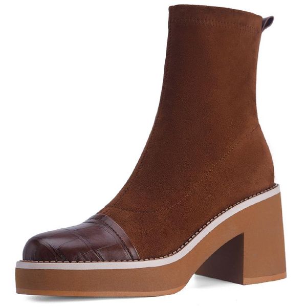 boots spring autumn ankle women boot shoe modern elegant fashion high heels female black brown platform a49
boots spring autumn ankle women boot shoe modern elegant fashion high heels female black brown platform a49