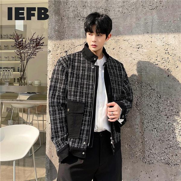 zipper men's jackets 2021 spring fashion niche korean stand collar contrast color patchwork short plaid coat 9y6331, Black;brown
zipper men's jackets 2021 spring fashion niche korean stand collar contrast color patchwork short plaid coat 9y6331, Black;brown