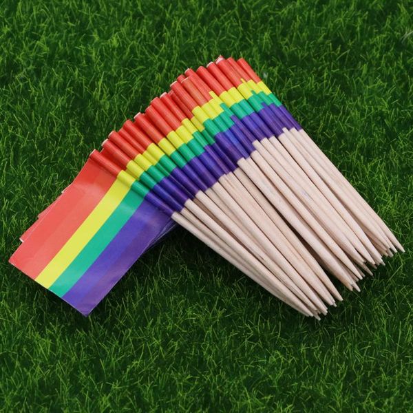 forks pack of 100 racing flag toothpicks picks appetizer fruit sticks for cocktail party - rainbow
forks pack of 100 racing flag toothpicks picks appetizer fruit sticks for cocktail party - rainbow