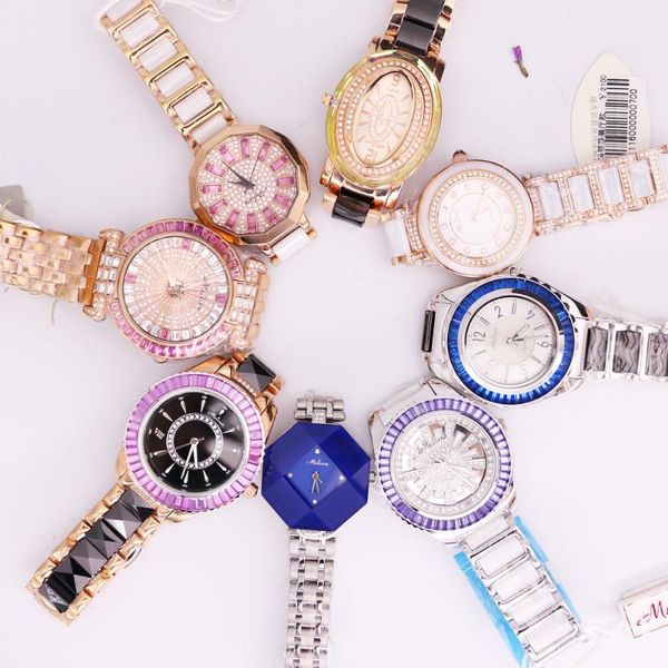 wristwatches sale discount melissa ceramic crystal rhinestones lady men's women's watch japan mov't hours metal bracelet girl, Slivery;brown
wristwatches sale discount melissa ceramic crystal rhinestones lady men's women's watch japan mov't hours metal bracelet girl, Slivery;brown