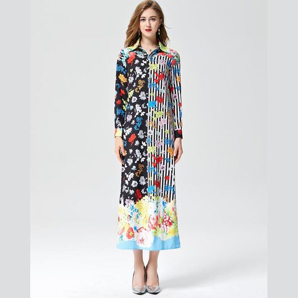 casual dresses women maxi dress 2021 runway autumn turn-down collar long sleeve floral printed elegant np0729m, Black;gray
casual dresses women maxi dress 2021 runway autumn turn-down collar long sleeve floral printed elegant np0729m, Black;gray