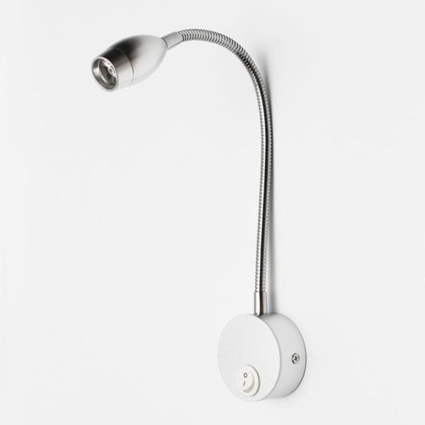 bedside reading light flexible gooseneck wall lamp night lights for bedroom (brushed silver, warm white, 3w)
bedside reading light flexible gooseneck wall lamp night lights for bedroom (brushed silver, warm white, 3w)