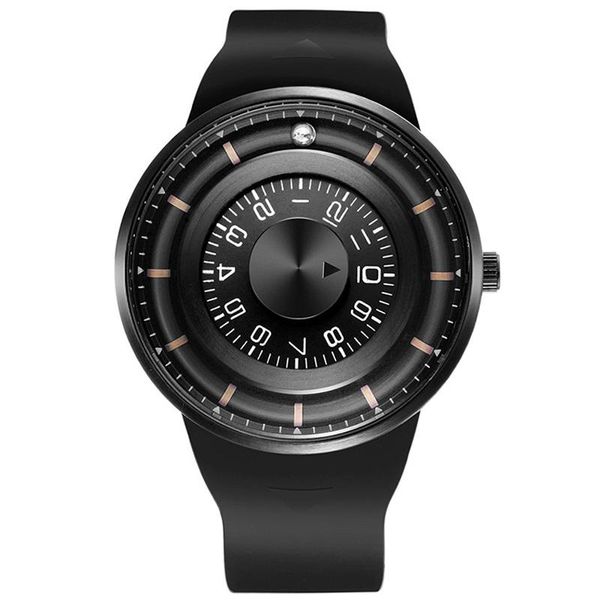 watch creative men quartz magnetic ball no pointer metal multinational men's concept rubber sports male silicone strap wristwatches, Slivery;brown
watch creative men quartz magnetic ball no pointer metal multinational men's concept rubber sports male silicone strap wristwatches, Slivery;brown