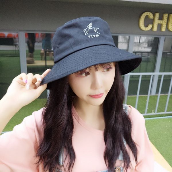 fisherman's and women's versatile meet you later embroidered basin summer fashion outdoor sunscreen big brim sunshade lovers hat
fisherman's and women's versatile meet you later embroidered basin summer fashion outdoor sunscreen big brim sunshade lovers hat
