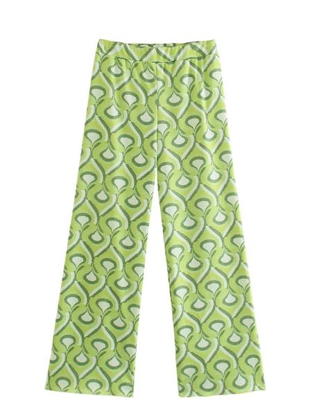 women's pants & capris adherebling za woman casual green print spring autumn female elegant fashion geometric loose long office style, Black;white
women's pants & capris adherebling za woman casual green print spring autumn female elegant fashion geometric loose long office style, Black;white