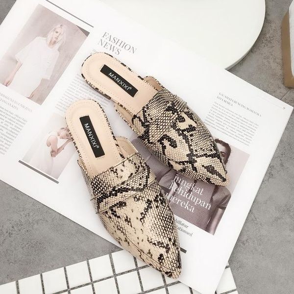 slippers drop summer flats mules lady sandals serpentine slip on pointed toe women outdoor woman shoes slides, Black
slippers drop summer flats mules lady sandals serpentine slip on pointed toe women outdoor woman shoes slides, Black