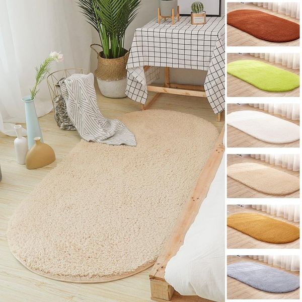 carpets oval shaggy area rug for living room soft fluffy non slip bedroom carpet washable bedside solid color floor mat
carpets oval shaggy area rug for living room soft fluffy non slip bedroom carpet washable bedside solid color floor mat