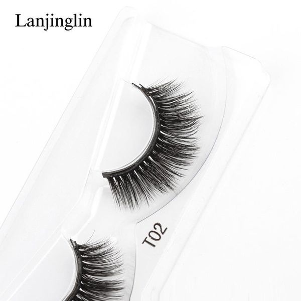 false eyelashes lanjinglin 1pair natural long dramatic 3d mink lashes handmade makeup extension tools faux cils maquiagem
false eyelashes lanjinglin 1pair natural long dramatic 3d mink lashes handmade makeup extension tools faux cils maquiagem