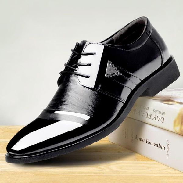 dress shoes large size men's business lace-up formal pointed-toe leather party for men casual, Black
dress shoes large size men's business lace-up formal pointed-toe leather party for men casual, Black