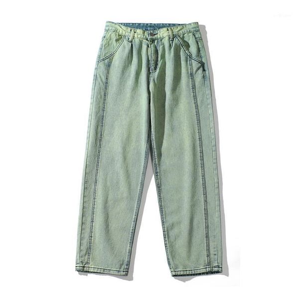 women's jeans for women 2021 autumn pants female vintage washed loose high waist fashion stitching green cotton, Blue
women's jeans for women 2021 autumn pants female vintage washed loose high waist fashion stitching green cotton, Blue