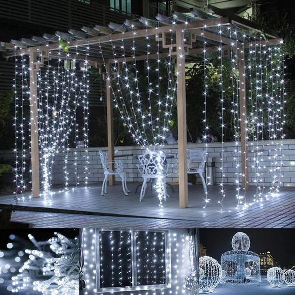 strips 3x3m 304leds led curtain string light christmas garland party patio window decor fairy lights wedding us 110v
strips 3x3m 304leds led curtain string light christmas garland party patio window decor fairy lights wedding us 110v
