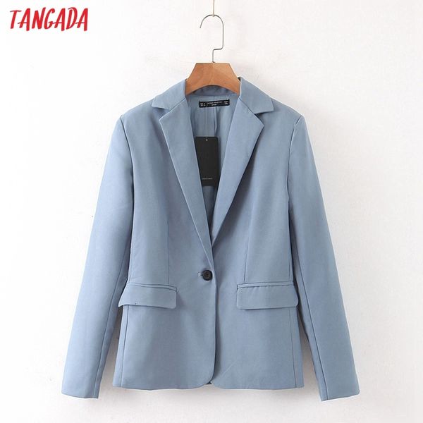 women's suits & blazers tangada women dark blue blazer female long sleeve elegant jacket ladies business qb171 g5k7, White;black
women's suits & blazers tangada women dark blue blazer female long sleeve elegant jacket ladies business qb171 g5k7, White;black