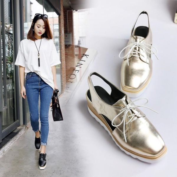 dress shoes 2021 thick bottom slope heel muffin baotou hollow korean version wild large size single female, Black
dress shoes 2021 thick bottom slope heel muffin baotou hollow korean version wild large size single female, Black