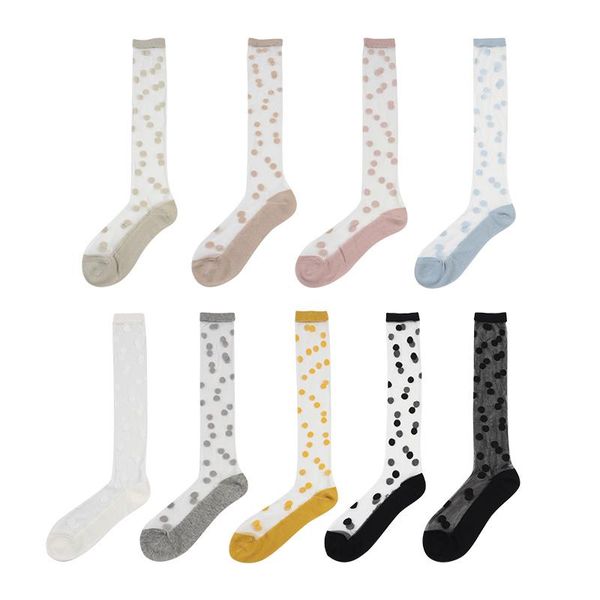 socks & hosiery dong ai transparent stockings girls summer thin long crystal ins women silk knee medias, Black;white
socks & hosiery dong ai transparent stockings girls summer thin long crystal ins women silk knee medias, Black;white