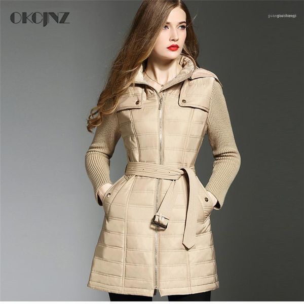 europe fashion winter woollen sleeve stitching hooded down jacket female warm slim slimming coat women yy2361, Black
europe fashion winter woollen sleeve stitching hooded down jacket female warm slim slimming coat women yy2361, Black