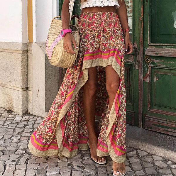 women's swimwear boho print long skirts women bottoms elastic waist gypsy ethnic ladies skirt female 2021 spring summer fashion a570, White;black
women's swimwear boho print long skirts women bottoms elastic waist gypsy ethnic ladies skirt female 2021 spring summer fashion a570, White;black