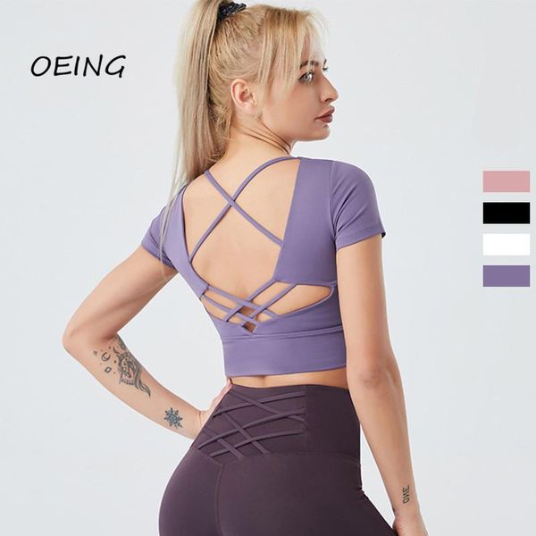 yoga outfit entgoing crop women shirts short sleeve gym fitness running workout sport wear
yoga outfit entgoing crop women shirts short sleeve gym fitness running workout sport wear