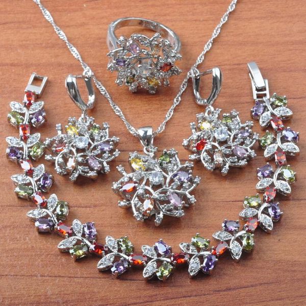 wedding jewelry sets exquisite multicolor cubic zirconia 925 silver women pendant/necklace/ring/earrings/bracelet js0603, Slivery;golden
wedding jewelry sets exquisite multicolor cubic zirconia 925 silver women pendant/necklace/ring/earrings/bracelet js0603, Slivery;golden