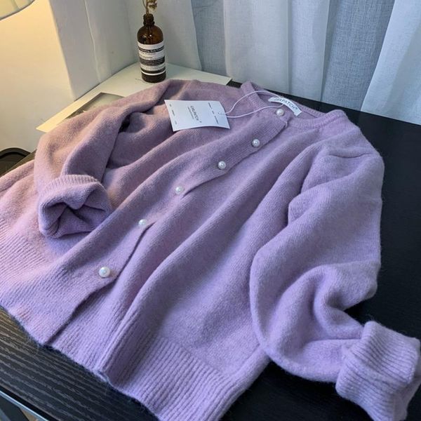 women's knits & tees 2021 autumn pearl button knitted cardigan for women solid color casual o-neck short female long sleeve knitwear ja, White
women's knits & tees 2021 autumn pearl button knitted cardigan for women solid color casual o-neck short female long sleeve knitwear ja, White