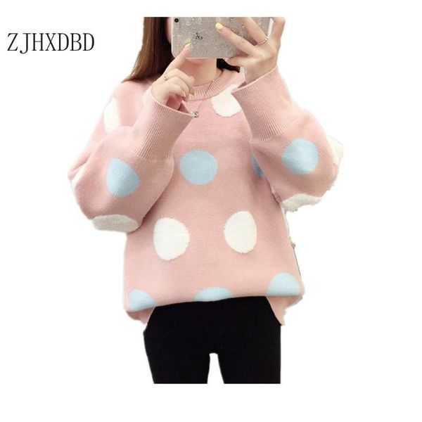 women's sweaters 2021 autumn winter dot cute sweet loose sweater korean school hand knitted women female lady clothing, White;black
women's sweaters 2021 autumn winter dot cute sweet loose sweater korean school hand knitted women female lady clothing, White;black