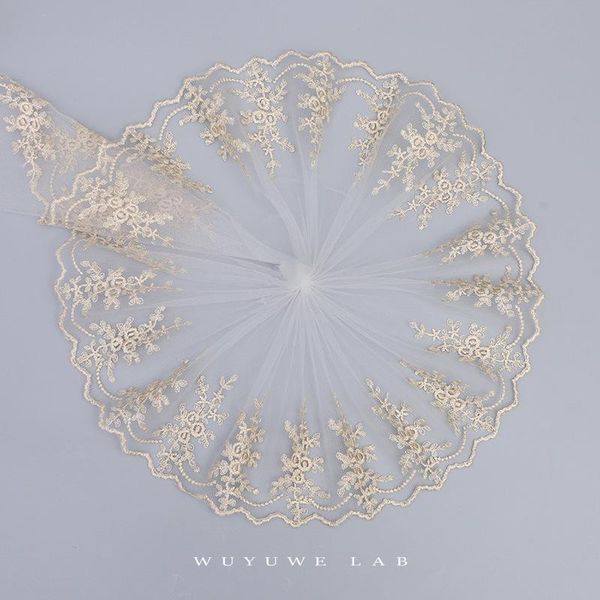 ribbon 2 yards lace fabrics light gold embroidered white mesh trim diy craft sewing wedding dress clothing 20cm wide high quality, Pink;blue
ribbon 2 yards lace fabrics light gold embroidered white mesh trim diy craft sewing wedding dress clothing 20cm wide high quality, Pink;blue