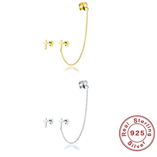 stud canner smooth cross tassel chain ear clips earring for women fashion piercing sterling 925 silver pendientes plata 925, Golden;silver
stud canner smooth cross tassel chain ear clips earring for women fashion piercing sterling 925 silver pendientes plata 925, Golden;silver
