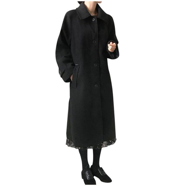 women's jackets 2021 women jacket fashion coat plus size work solid vintage winter office long sleeve button woolen #40%, Black;brown
women's jackets 2021 women jacket fashion coat plus size work solid vintage winter office long sleeve button woolen #40%, Black;brown