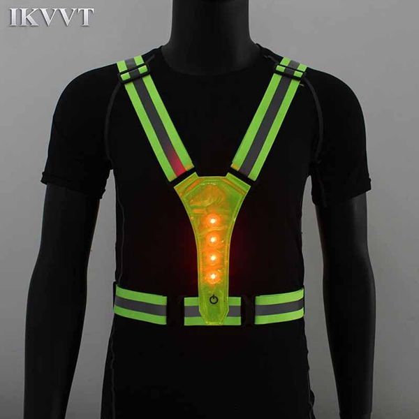 emergency lights arrival led reflective safety vest usb charging adjustable size elastic straps for outdoor sports at night
emergency lights arrival led reflective safety vest usb charging adjustable size elastic straps for outdoor sports at night