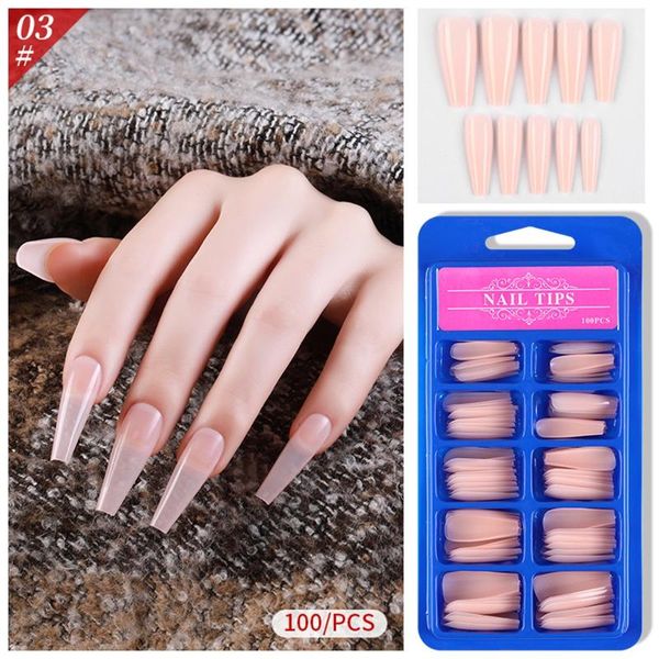 nail art kits 100pcs long fake nails full cover false coffin tips ballerina manicure natural tool designs artificial
nail art kits 100pcs long fake nails full cover false coffin tips ballerina manicure natural tool designs artificial