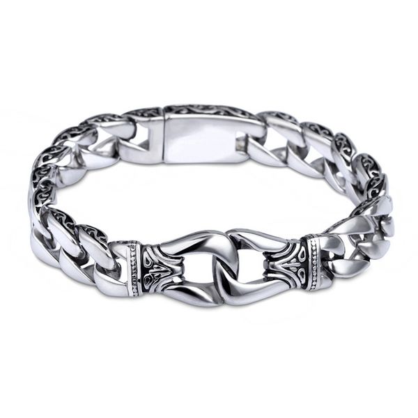 brace lace hand chainquick selling stainless steel accessories titanium totem portrait casting bracelet, Black
brace lace hand chainquick selling stainless steel accessories titanium totem portrait casting bracelet, Black