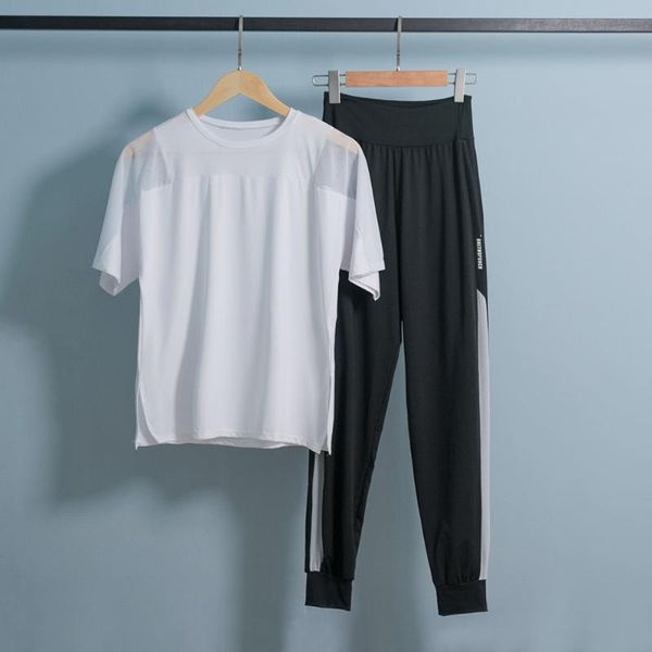 yoga outfit two piece set women summer sports women's running t-shirt pants conjuntos de mujer ensemble femme
yoga outfit two piece set women summer sports women's running t-shirt pants conjuntos de mujer ensemble femme
