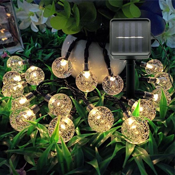 solar lamps 20leds/30leds crystal ball powered globe fairy string lights for outdoor garlands garden christmas decoration
solar lamps 20leds/30leds crystal ball powered globe fairy string lights for outdoor garlands garden christmas decoration