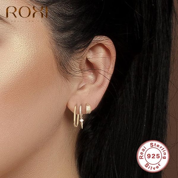 hoop & huggie roxi glossy irregular earrings for women 925 sterling silver jewelry cartilage pendientes plata, Golden;silver
hoop & huggie roxi glossy irregular earrings for women 925 sterling silver jewelry cartilage pendientes plata, Golden;silver