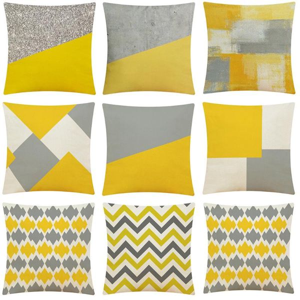 pillow case nordic yellow grey geometric throw home decor cushion cover for living room office sofa camping 45x45cm
pillow case nordic yellow grey geometric throw home decor cushion cover for living room office sofa camping 45x45cm