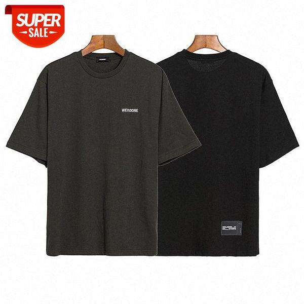 sting we11done embroidered small logo couple fashion short-sleeved t-shirt #do1e, White;black
sting we11done embroidered small logo couple fashion short-sleeved t-shirt #do1e, White;black