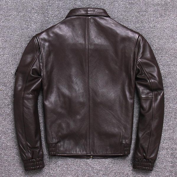 men's leather & faux cowhide short genuine jacket men casual real cow coat soft chaqueta cuero hombre u1832, Black
men's leather & faux cowhide short genuine jacket men casual real cow coat soft chaqueta cuero hombre u1832, Black