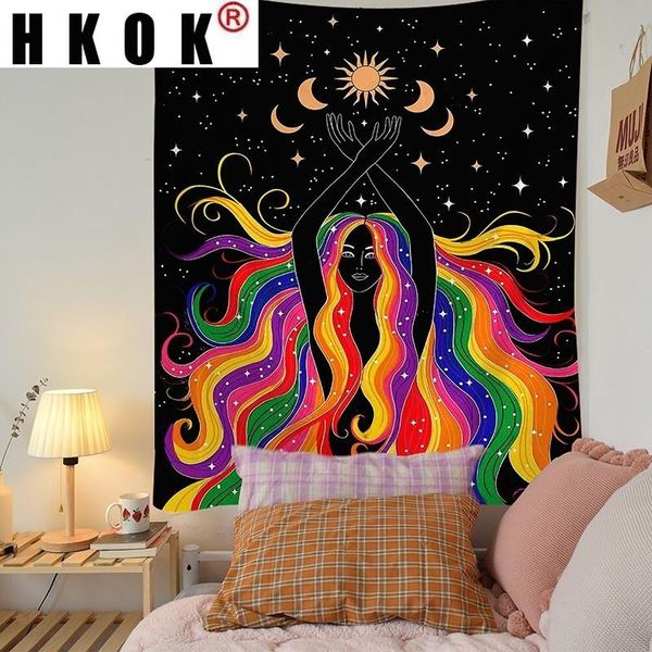 tapestries hkok moon phase girl mandala tapestry wall hanging covering rugs background cloth beach mat blanket art bedroom home deco
tapestries hkok moon phase girl mandala tapestry wall hanging covering rugs background cloth beach mat blanket art bedroom home deco