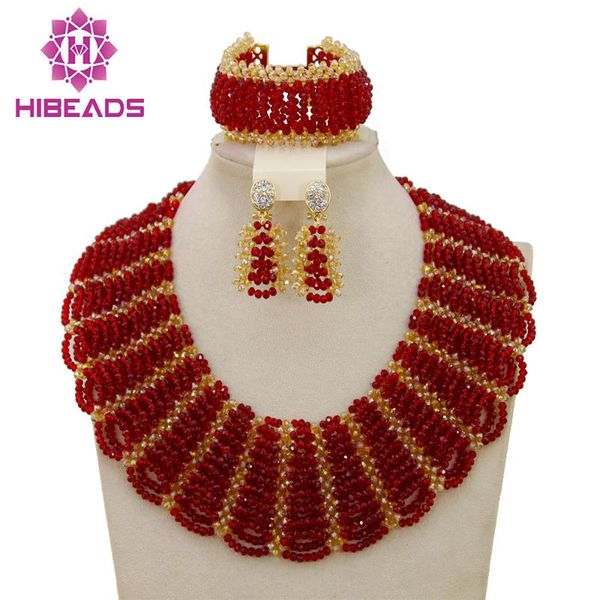 earrings & necklace red gold african costume jewelry set pretty wedding beads handmade item wholesale ncd039, Silver
earrings & necklace red gold african costume jewelry set pretty wedding beads handmade item wholesale ncd039, Silver