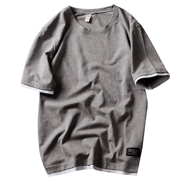 men's t-shirts 2021 short sleeve summer japanese casual simple pure cotton fake two-piece t-shirt straight tube versatile ct77, White;black
men's t-shirts 2021 short sleeve summer japanese casual simple pure cotton fake two-piece t-shirt straight tube versatile ct77, White;black