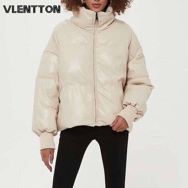 women's leather & faux 2021 winter women thick warm jacket coat fashion elegant zipper parkas ladies outwear, Black
women's leather & faux 2021 winter women thick warm jacket coat fashion elegant zipper parkas ladies outwear, Black